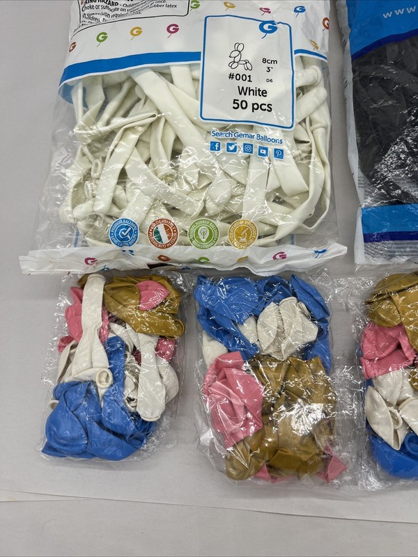 Assorted Balloons Multicoloured Lot 11 Begs 3”, 5” gallery