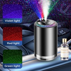Car Diffuser Air Freshener Smart ON/OFF Car Fragrance Air Freshener W/ 50ml Oil