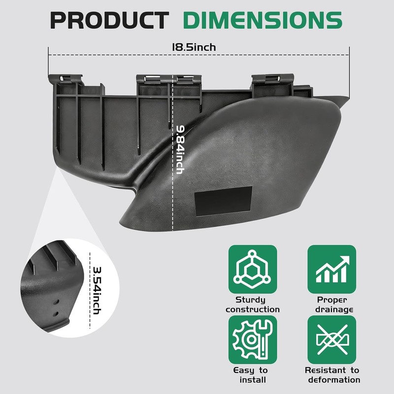 Replacementparts Snapper Mower Deck Deflector/Discharge Chute 7026233YP fit f... gallery