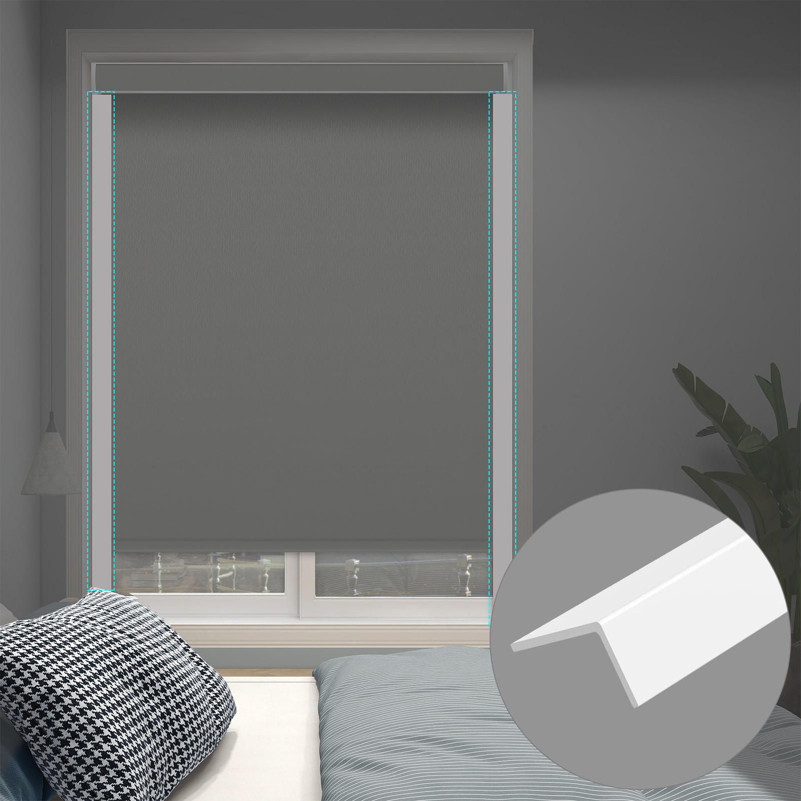 CUSTOM Made Cordless Cellular Shades No Drill Top Down Bottom Up Honeycomb Shade gallery