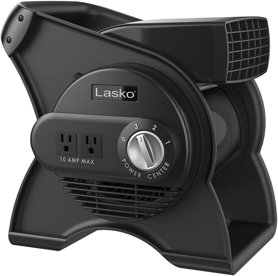 Lasko Portable Utility Fan, 12” 289 CFM Pivoting High Velocity Air Mover Blower gallery