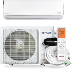 Diamante 11,500 BTU Ductless Mini-Split AC & Heat Pump with 16 Ft Kit