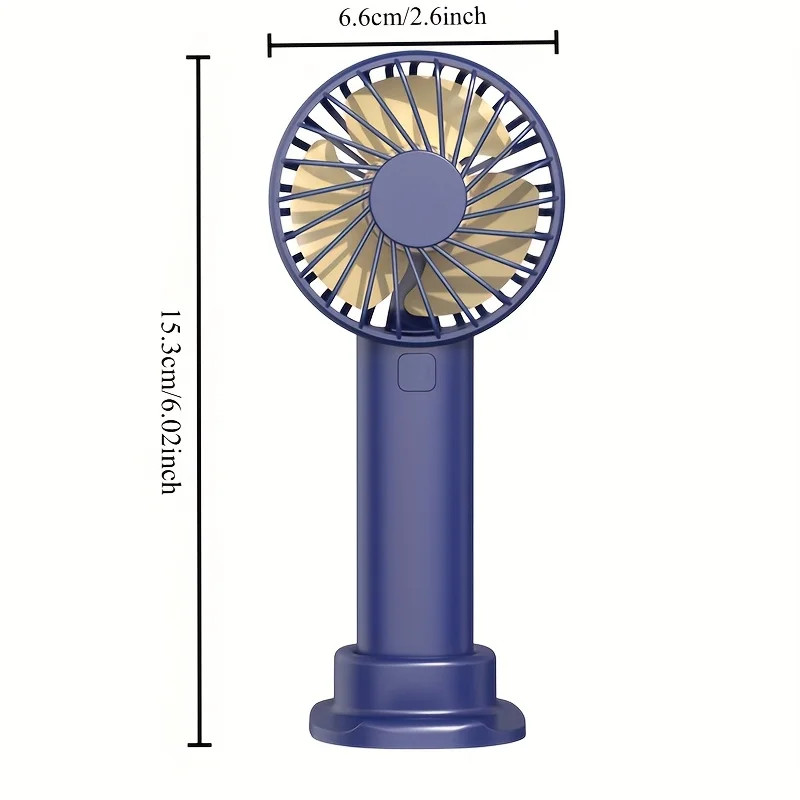 USB Mini Strong Wind Handheld Fan Portable Quiet Rechargeable Desktop Air Cooler gallery
