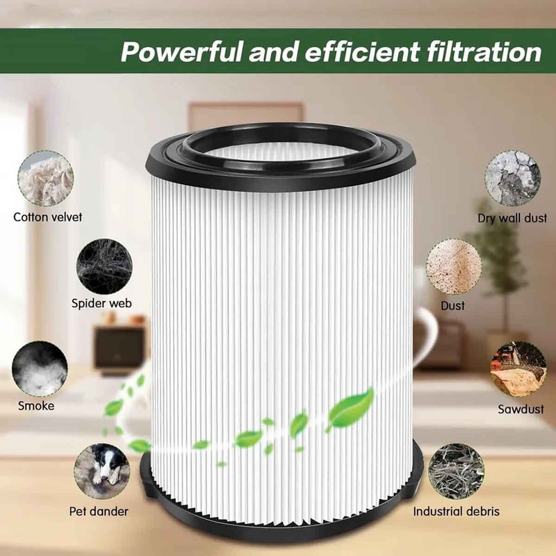 1-2 Pack VF4000 Filter for Ridgid 9 Gallon Wet Dry Vacs WD09350, WD09450 Vacuum gallery