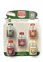 Yankee Candle Car Jar Ultimate Multipack Air Freshener, (5 Count)