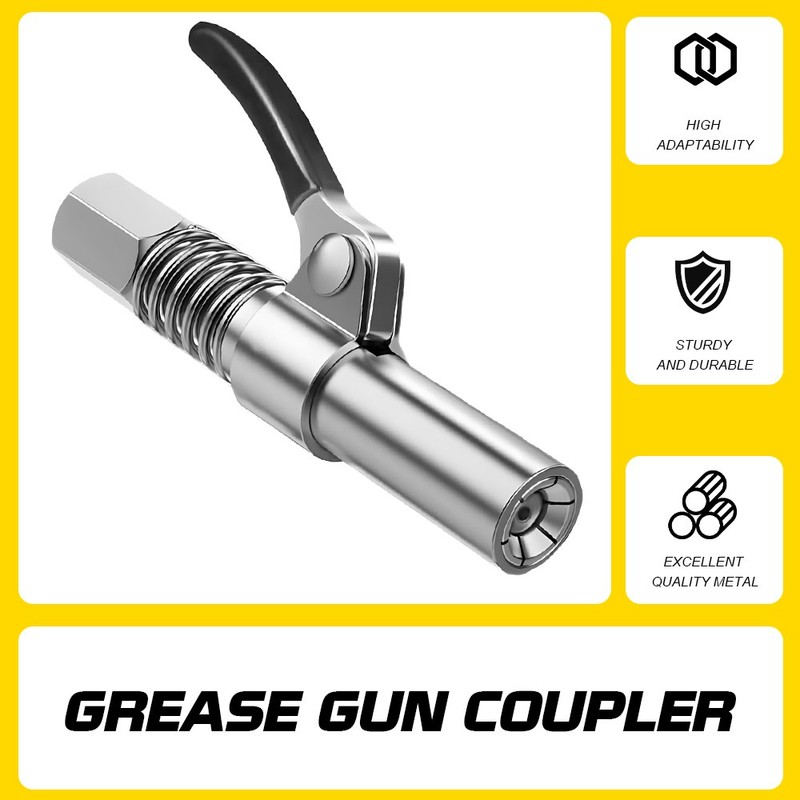 For Universal Vehicles New Locks Grease Coupler for Zerk Grease Fittings 1/8" US gallery