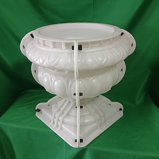 Rezone D50cm Garden Cement Plastic Precast Concrete Flower Pot Decorative Plante gallery