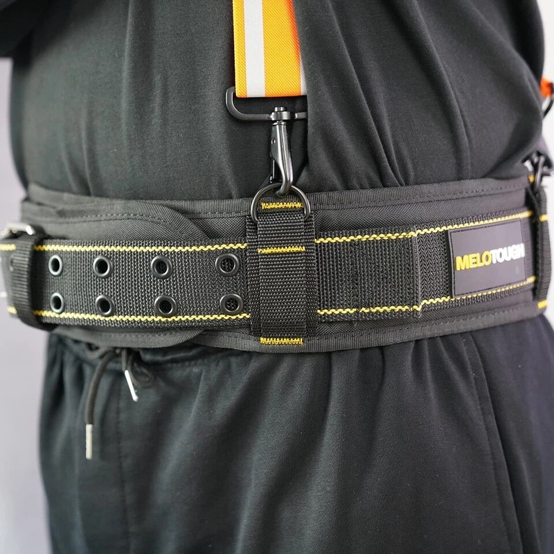 Padded Tool Belt With D Ring For Men Adjustable For 32"50" Waists Heavyduty Work gallery