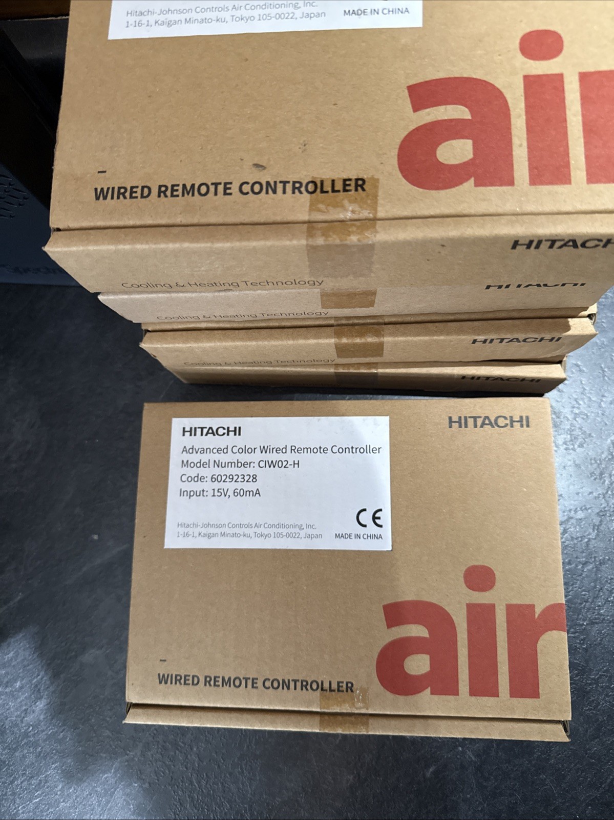Hitachi CIW02-H Wired Remote Controller Adv Color HVAC A/C Wall Control 60292328 gallery