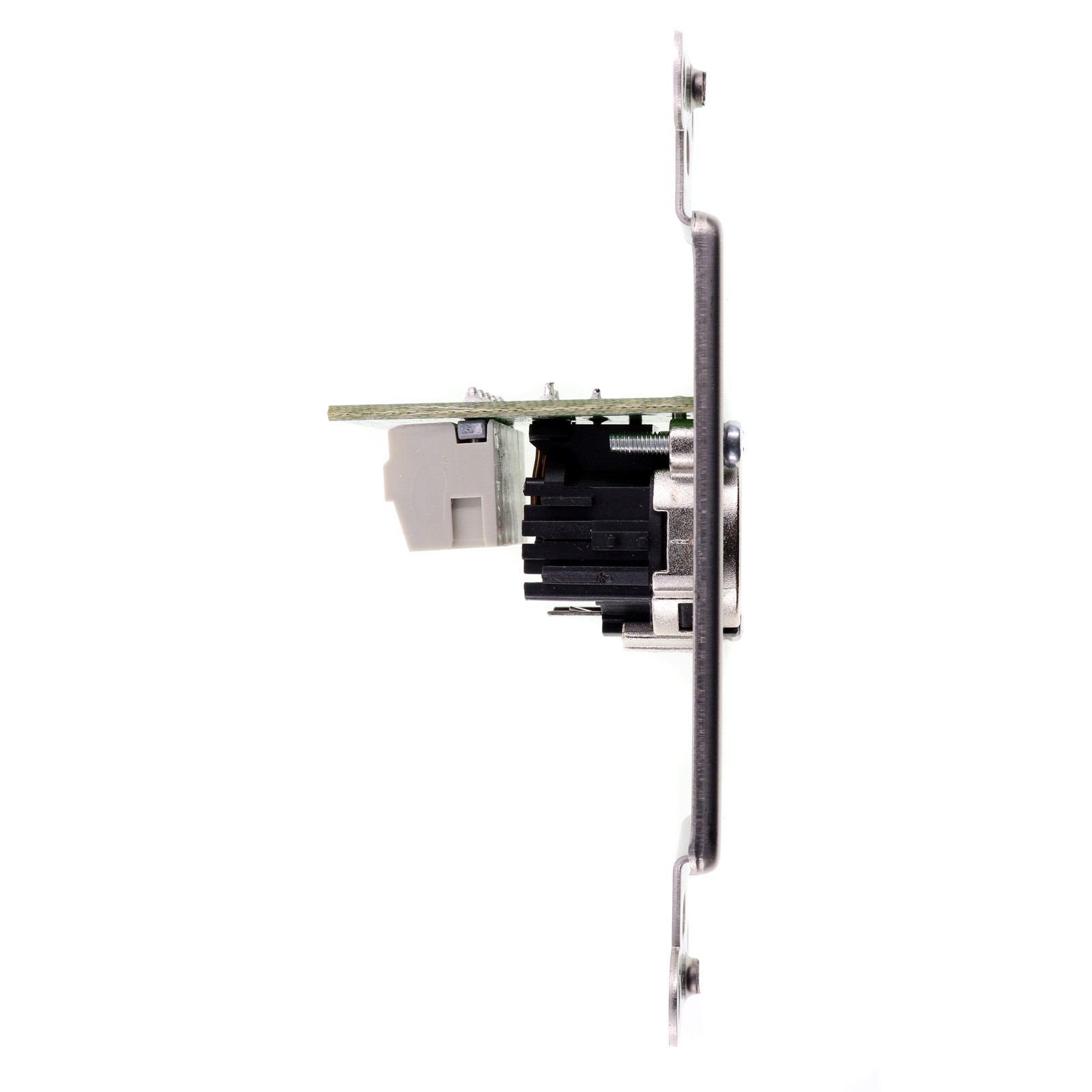 PATHWAY 5107 3-PIN XLR MALE INSERT FACEPLATE, XLRM, C/W TERMINALS, STAINLESS gallery