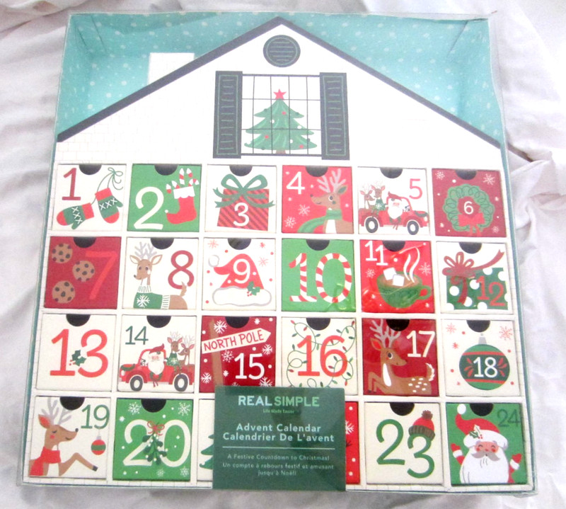Customizable 24 Drawer House Shaped Advent Calendar Countdown to Christmas Holid gallery