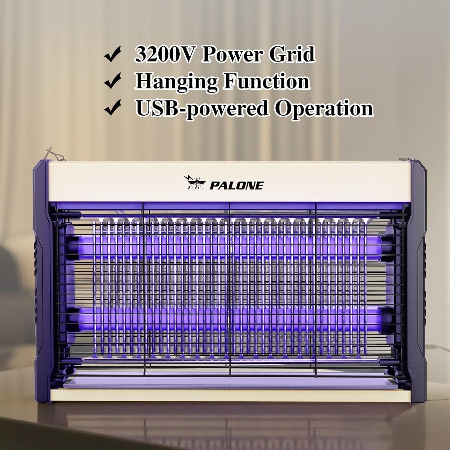 Fly Killer Electric Fly Zapper 3200V USB Port Powerful Mosquitoes Killer Lamp,g gallery