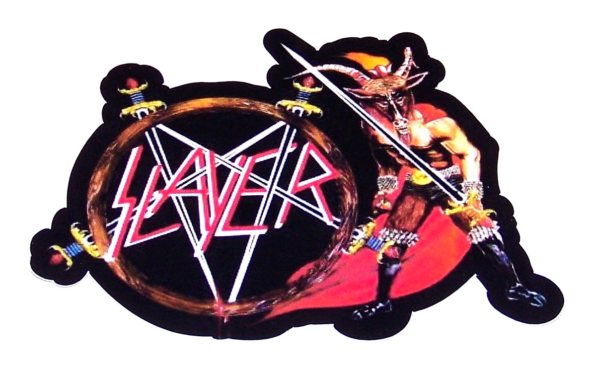 SLAYER - Logo LARGE Die Cut Sticker Decal Official Heavy Metal Music Band gallery