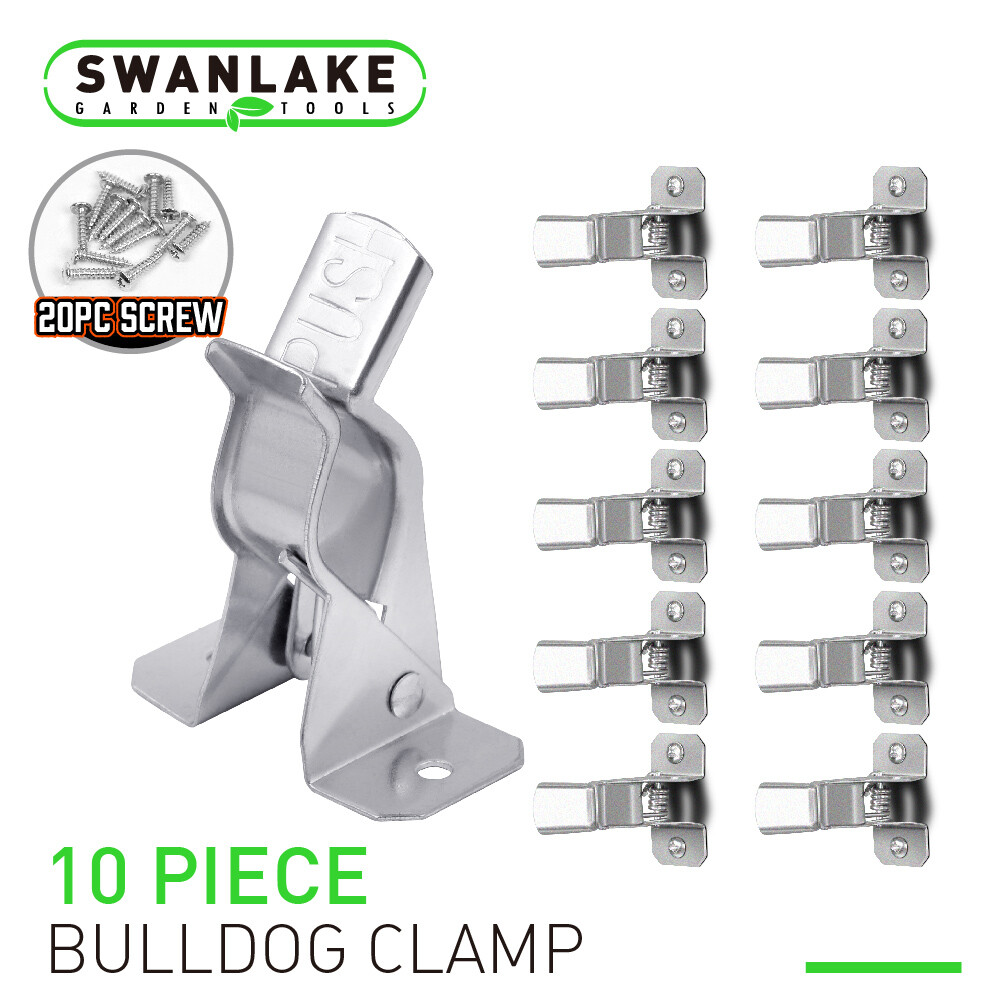 10 Pcs Metal Gaint Spring Grip Clamp Tool Hanger Brooms and Mops Wall Orgainzer gallery