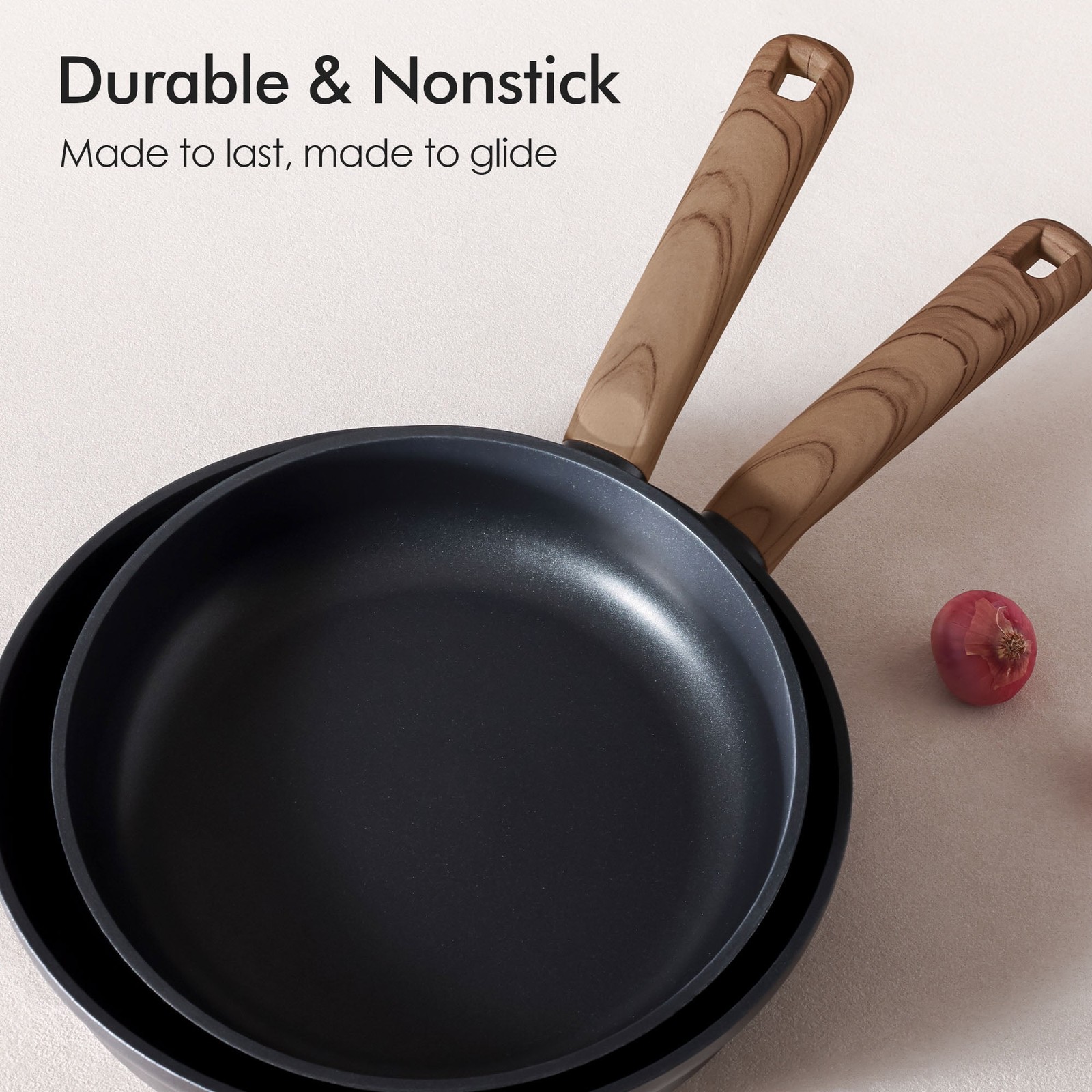 Sensarte Ceramic Nonstick Cookware Set, 24 Pieces, Die-Cast Aluminum, Induction gallery
