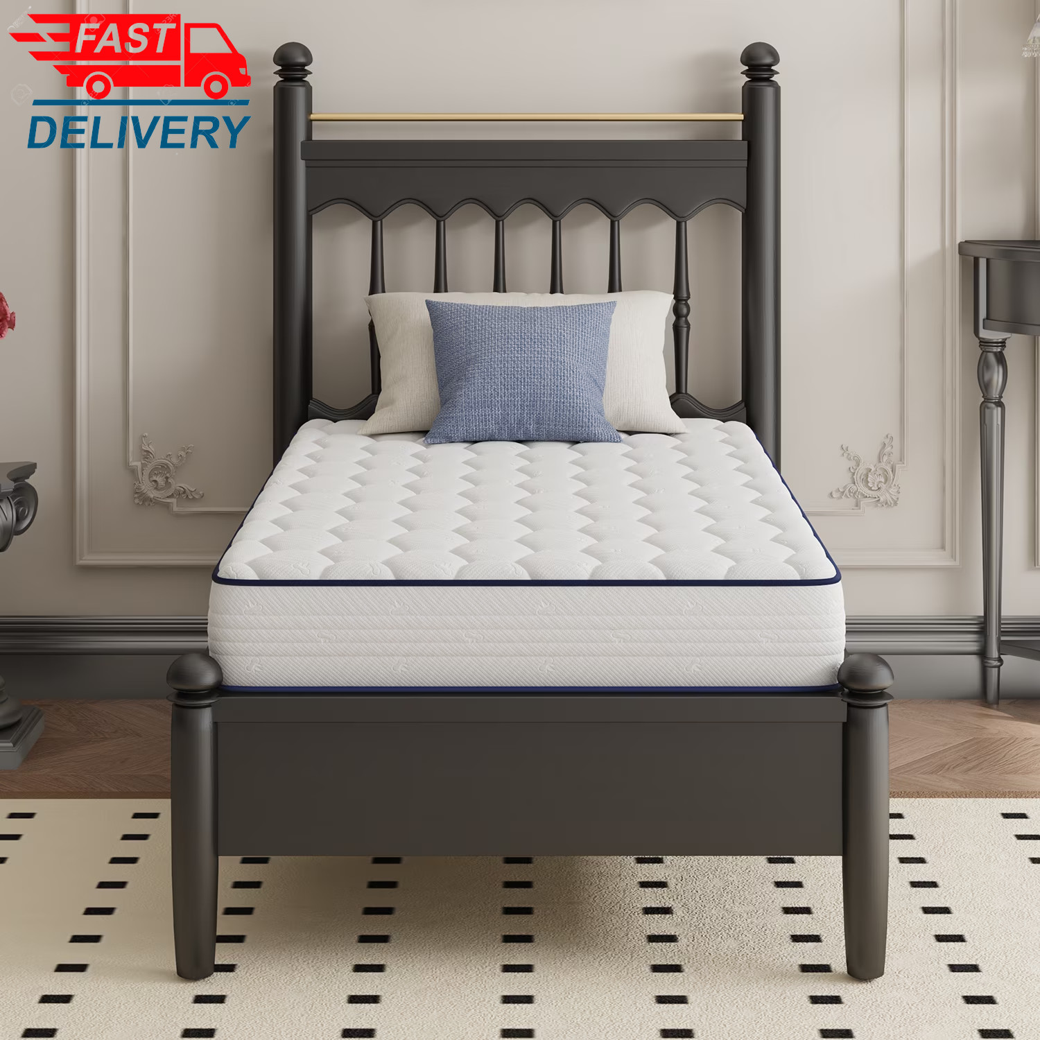 Pearl 6" Twin Size Medium Adult Supportive Innerspring Mattress 👌 ✅ gallery