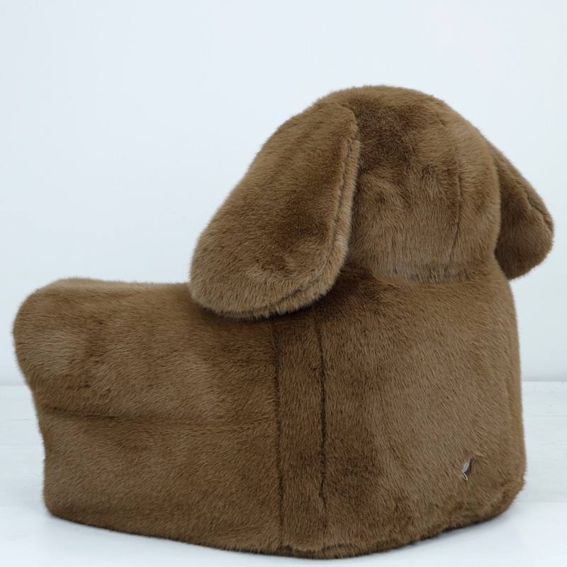 Kungsofa Inflatable Dog Sofa Plush Couch Chair Single for Living Room Kids Room gallery