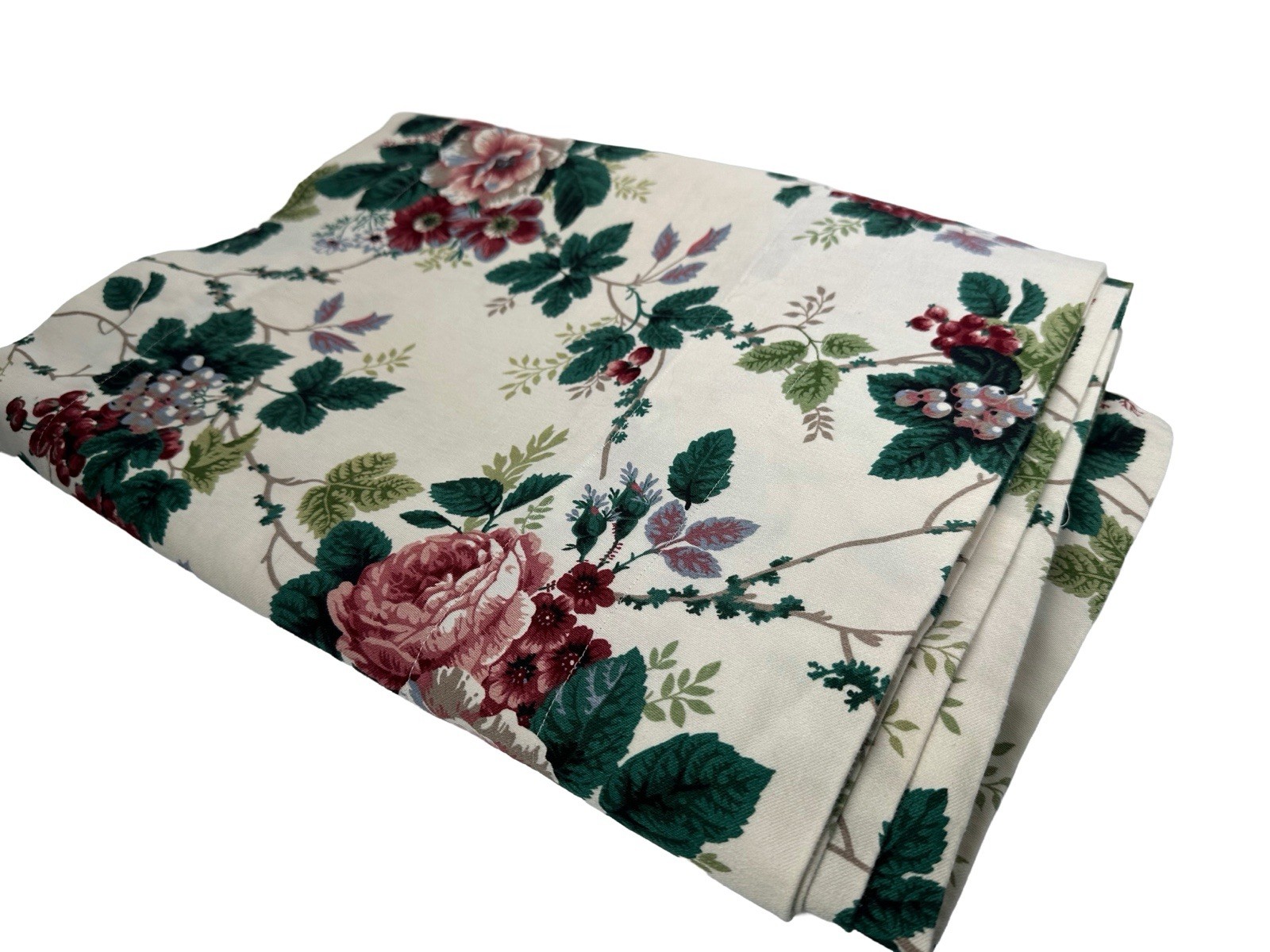 Waverly Pleasant Valley Rod Pocket Valance 17 Feet Long 17” Floral Grapes USA gallery