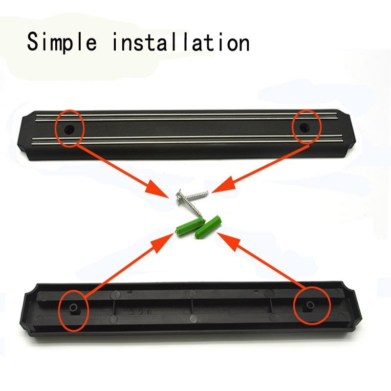 Magnetic Knife Scissor Storage Holder plastic super magnetic & stainless steel gallery