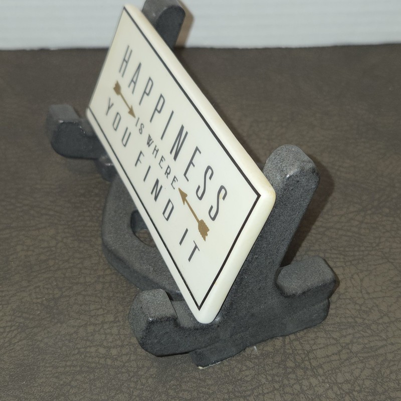 Whistling Frog Tile Co. Ceramic Art Tile Stand - Gunmetal Glaze-Discontinued gallery