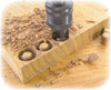 Snappy 5/16 in. Tapered Plug Cutter 1/4 Quick Change Chuck MADE IN USA Chamfered gallery