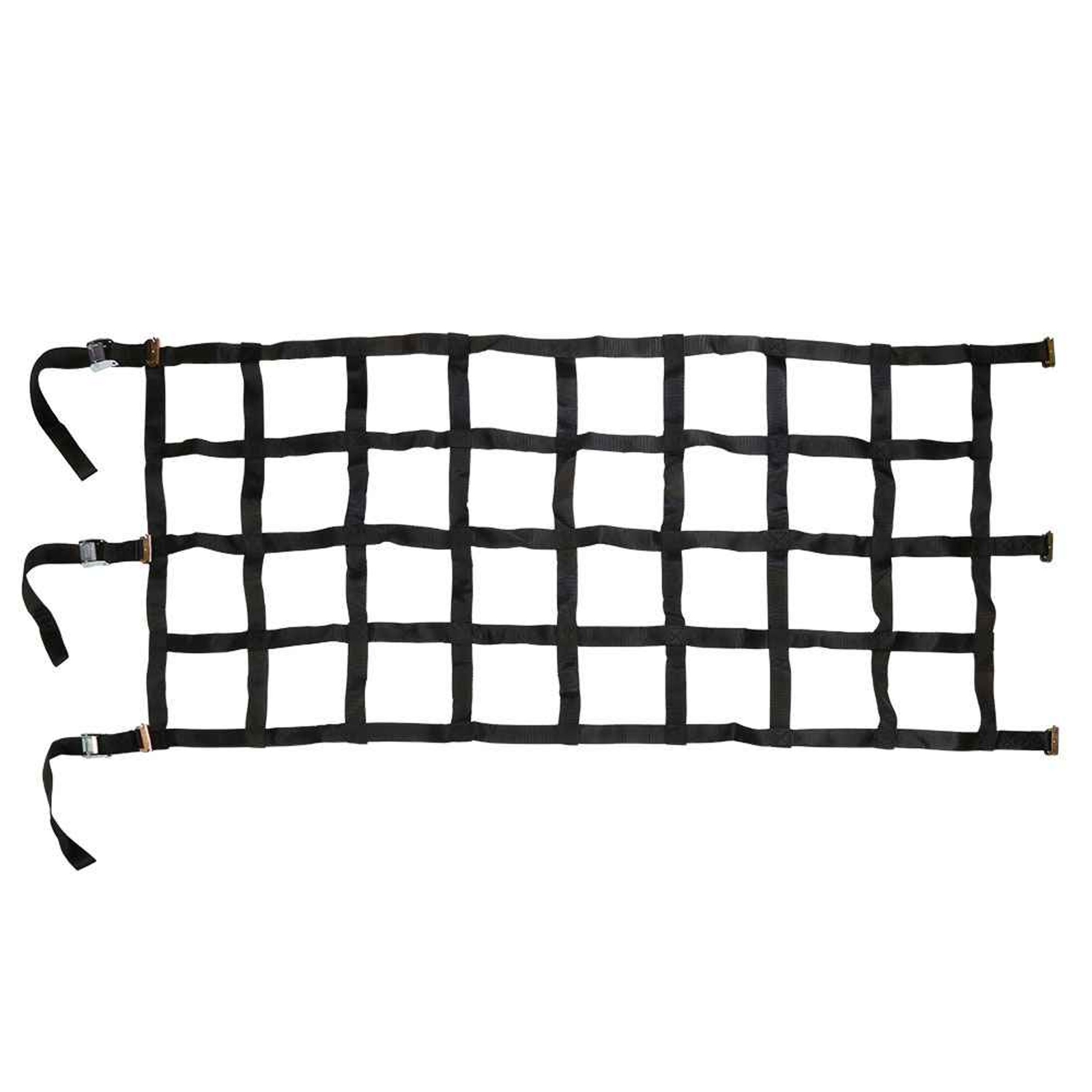 USCC Heavy Duty Cargo Net w/Cam Buckles and E-Track Fittings - 42" X 82" gallery