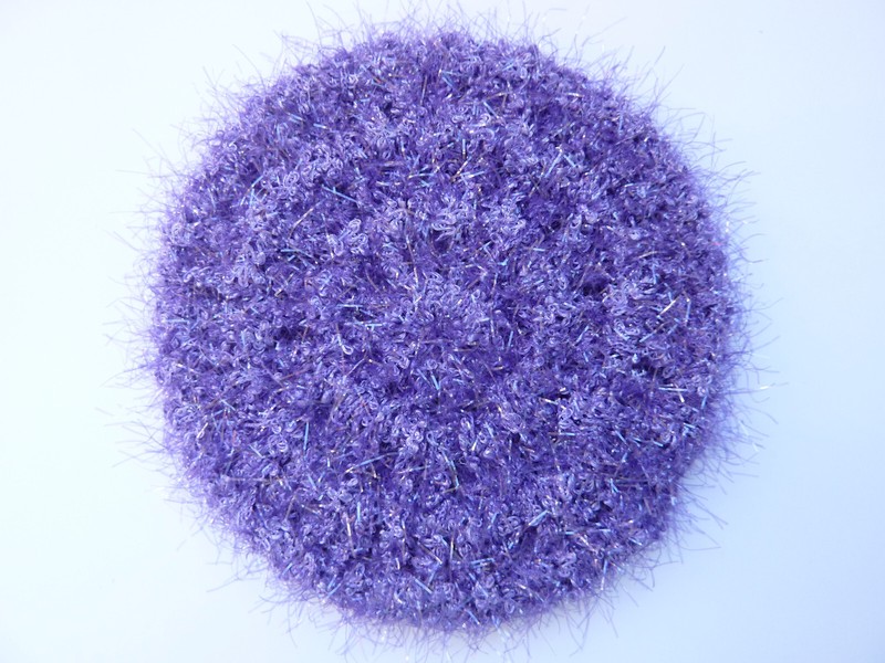 6 Rough Round Multicolor Dish Pot Scrubbers Scrubby Scrubbies Handmade 92 gallery