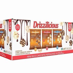 Drizzilicious Mini Rice Cake Bites Reimagined Variety 32-Pack 32.68 oz