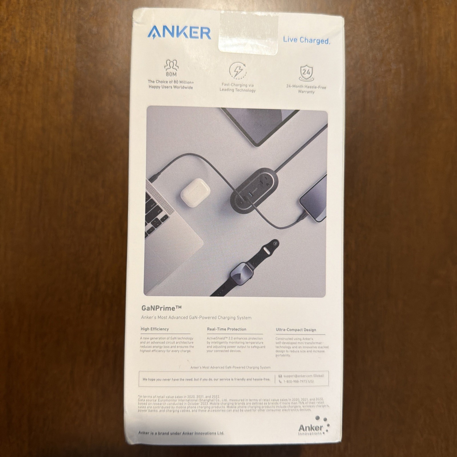 Anker GaNPrime 65W Charging Station 5-in-1 USB C Power Strip for Travel 3ft Cord gallery