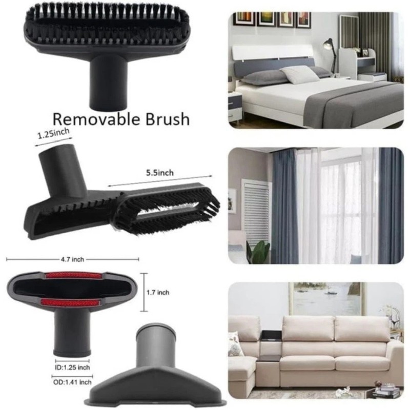 9Pc Universal Vacuum Cleaner Attachments Shop Vac Cleaning Kit for Household New gallery