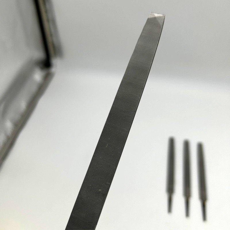 Nicholson 6" Flat Double / Single Cut Smooth File 03533N Rectangular w/ Tang 4pk gallery