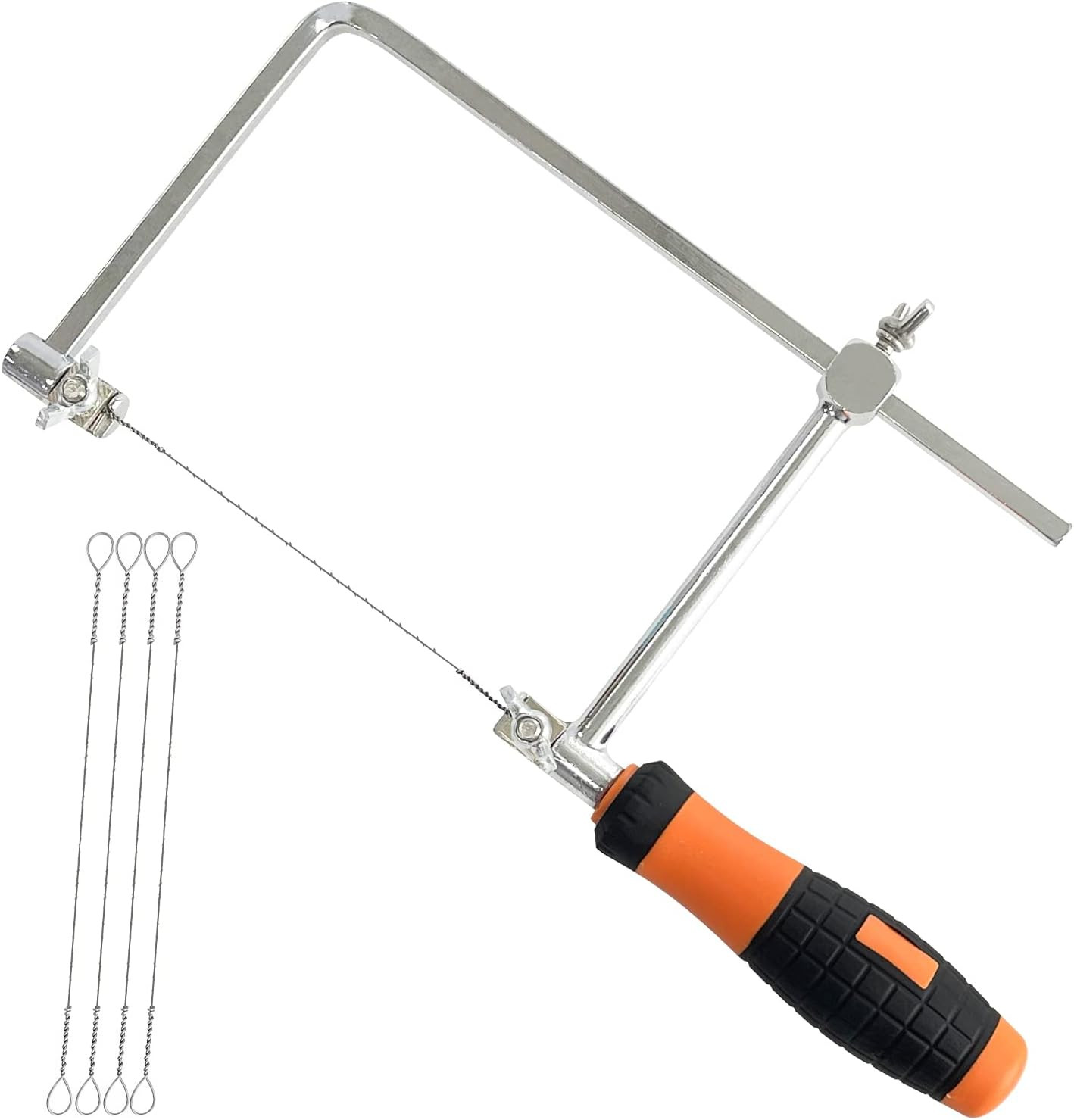 Coping Saw Hand Saw Wire Jigsaws Fret Saw with Extra 5 Spiral Wire Blade gallery