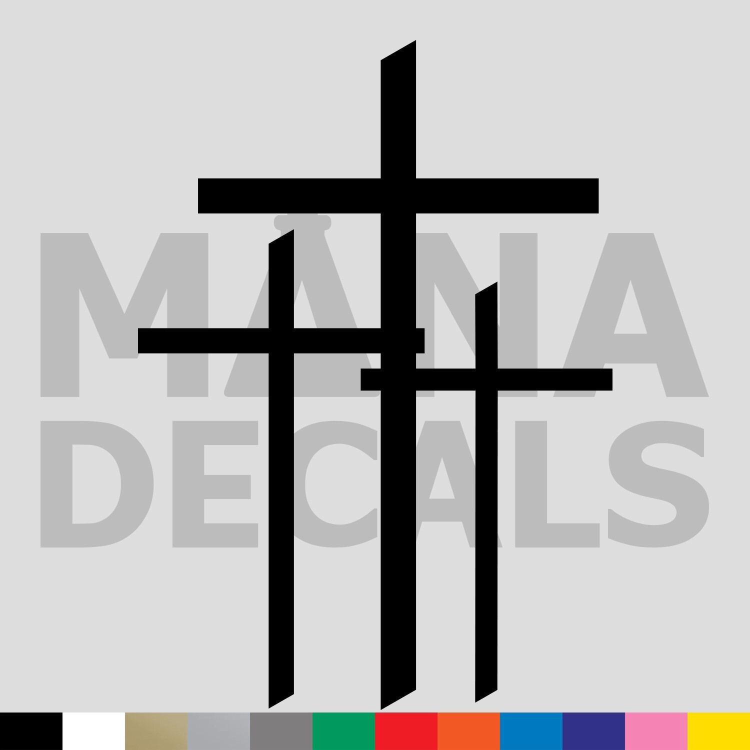 Triple Cross Vinyl Die Cut Decal Sticker - Three Calvary Jesus Christ God gallery