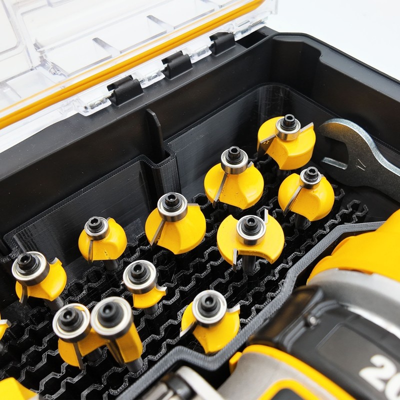 DeWalt DCW600B 20V Router Insert for Deep Compact Organizer (Insert Only) gallery