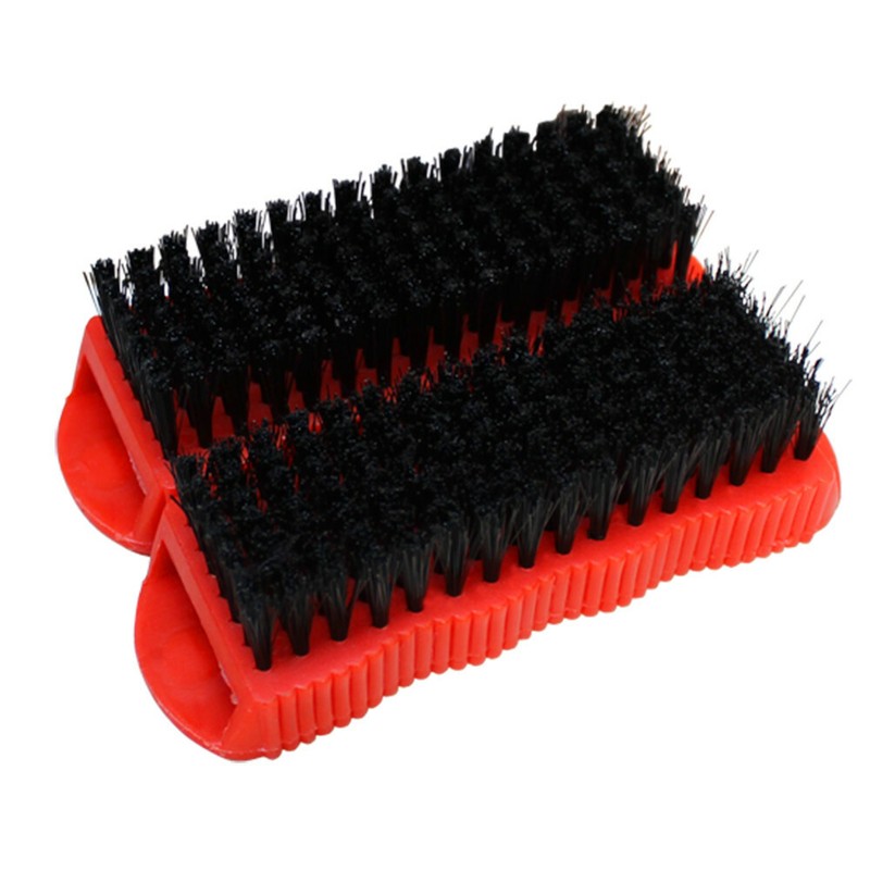 2 Pc Combo Fingernail Brushes Scrubbing Scrub Brusher Finger nail Brush 5'' Long gallery