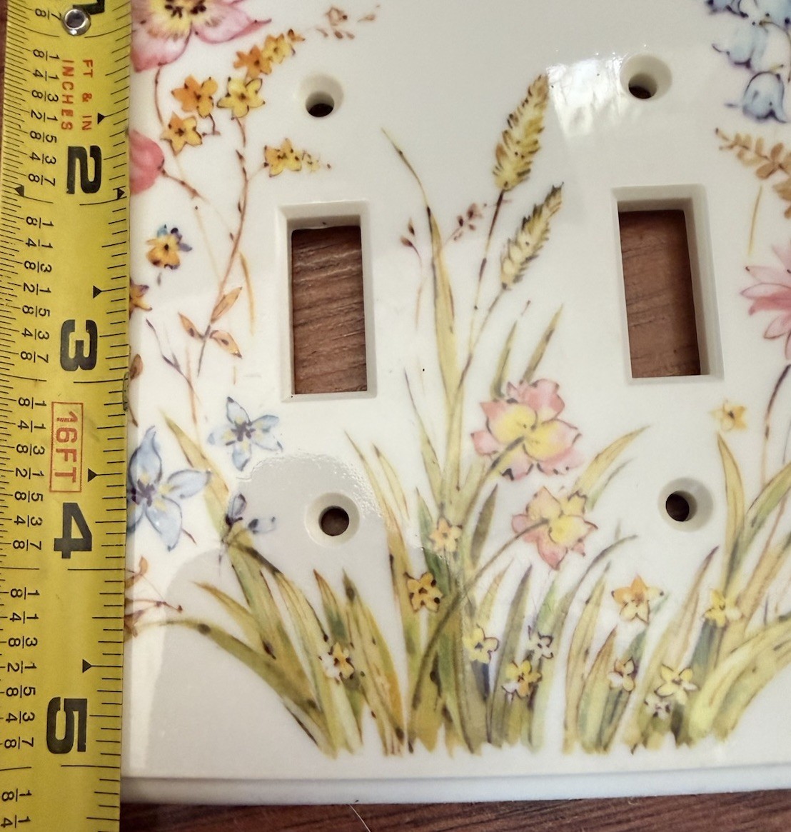 12 Floral Flower Outlet Switch & Double Gang light Wall Switch Plate Covers New gallery