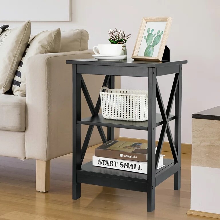 ZENY Nightstand End Table Sofa Side Simple Style Storage Organizer