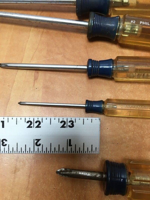 Craftsman Screwdriver Set Slotted Flat Head 1/8 - 5/16 Philips #0 to 3 Lot of 11 gallery