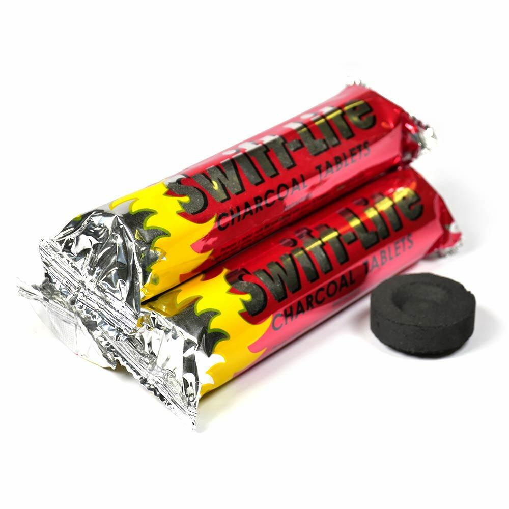 Swift Lite Large 33mm Charcoal Incense Resin 1 - 100 Bars (Choose Amount) gallery