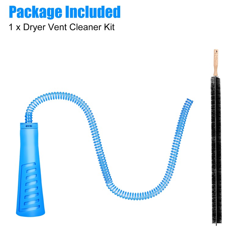 Dryer Vent Cleaner Kit Vacuum Attachment Hose with Lint Remover Cleaning Brush gallery
