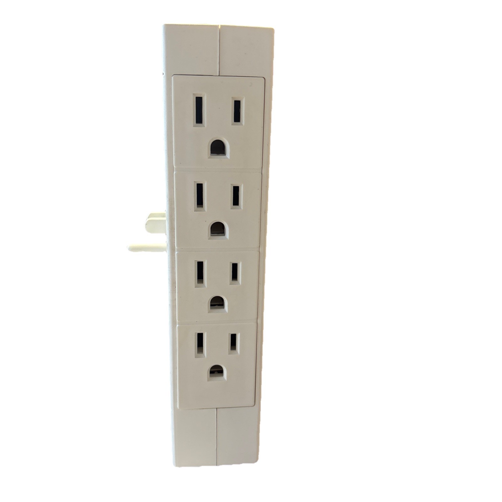 ELITE SIDE SOCKET 8 Plug /Outlet Expander Extender Preowned WHITE gallery