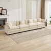 Convertible Sectional Sofa Upholstered 4 Seater Sofa Couch Lounge Deep Seat Sofa gallery