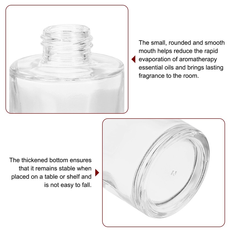 80ml/2.7oz Empty Glass Diffuser Bottle 3.4" x 2" Fragrance Accessories gallery