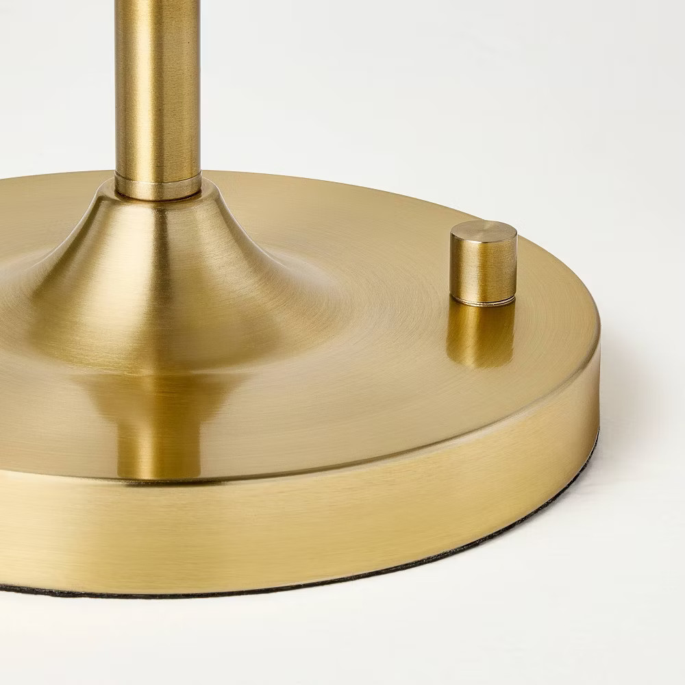 Ceramic Shade Table Lamp Brass - Hearth & Hand with Magnolia gallery