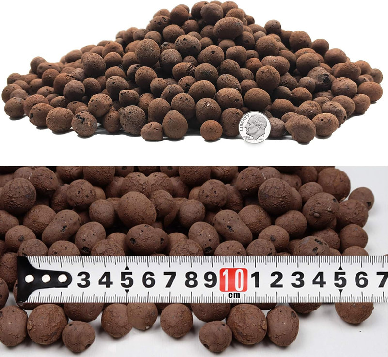 2LBS Leca Expanded Clay Pebbles Hydroponics Supplies for Indoor Garden Plants (2 gallery