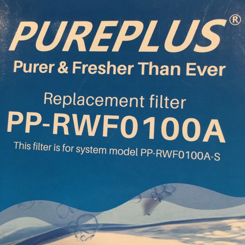 PUREPLUS Replacement Filter PP-RWF0100A Reduces 99% Chlorine Taste & Odor gallery