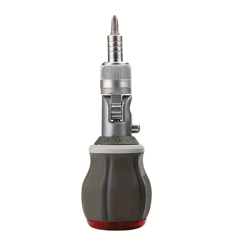 Multi-Angle Ratchet Screwdriver Set - 8 Bits, Adjustable for Tight Spaces gallery