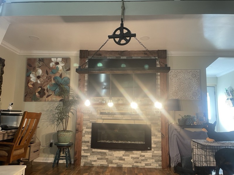 Rustic Light Fixture. Reclaimed Barn Wood. For Decorative Use. gallery