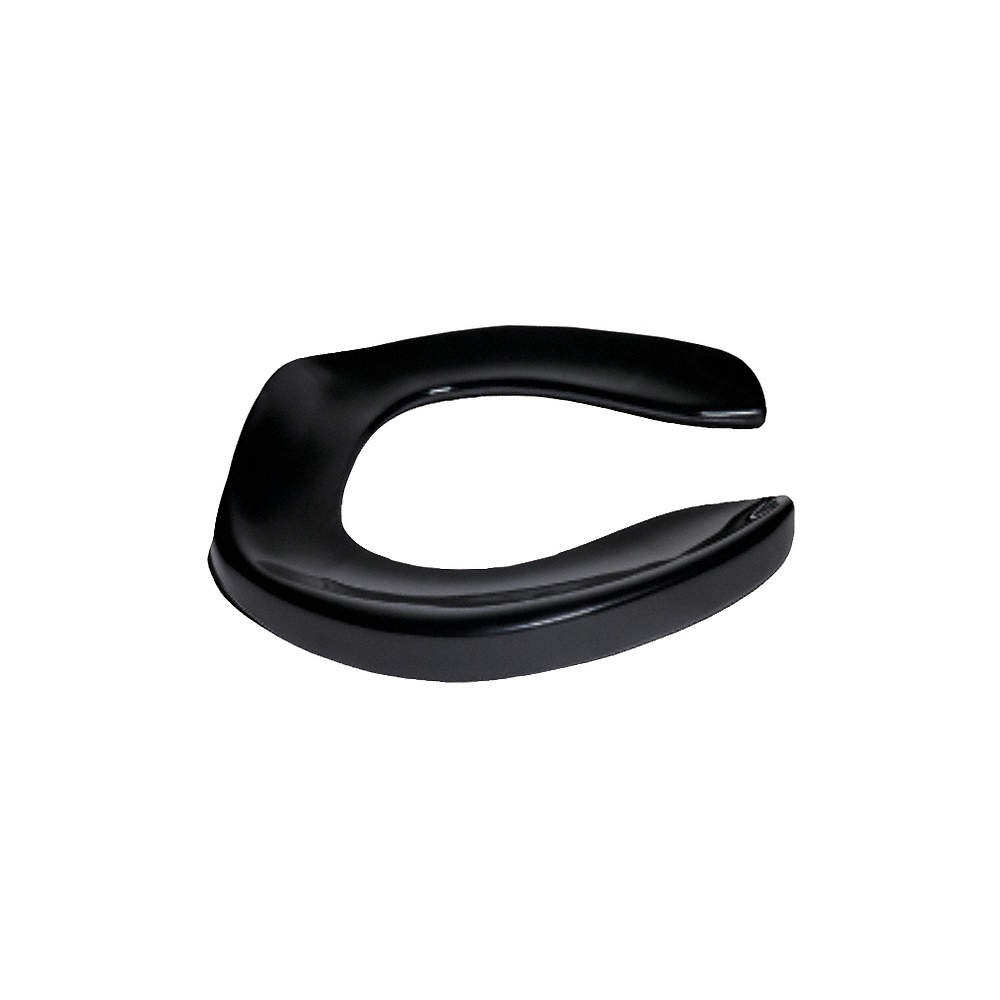 CENTOCO GR300CCSS-407 Toilet Seat,Round Bowl,Open Front,Black PK 6 gallery
