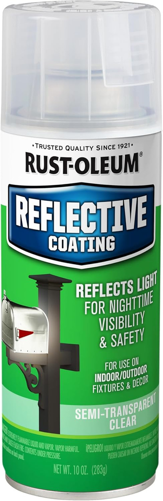 Rust-Oleum 214944 Specialty Reflective Spray, Semi Transparent Clear Finish,10Oz gallery